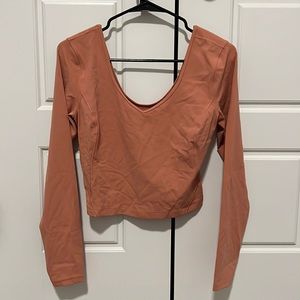 lululemon athletica Women's Top in Rust Orange
